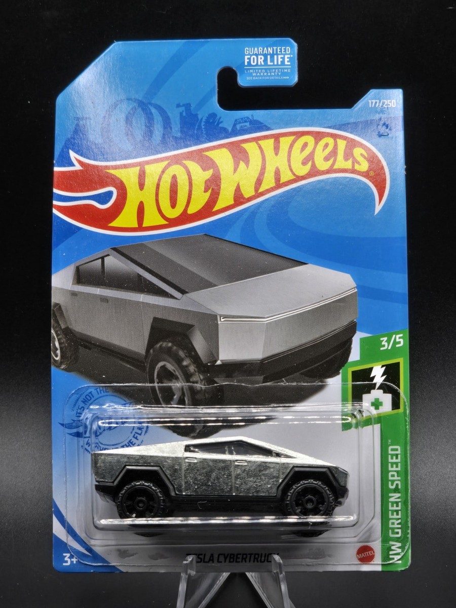2021 Hot Wheels Tesla Cybertruck #3/5 HW Green Speed 177/250