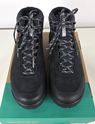 NIB - Vasque Mens HORIZON MID Waterproof Black Hiking Boots Sz 10.5 WIDE