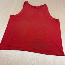 Vintage 90s Distressed Tank Top T Shirt Made in USA grunge XXL Single Stitch