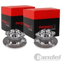 2X Metzger RADLAGER-SATZ Hinten Passend FÜR Smart Fortwo Links+Rechts | WM 2292