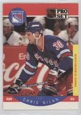 1990-91 Pro Set Chris Nilan #205 17wc