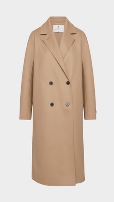 Aritzia Babaton The Slouch Double Faced Wool Coat Bronze Camel