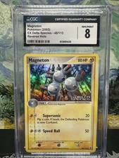 Magneton 48/113 CGC 8 Reverse Holo Ex Delta Species Pokemon Card on eBay
