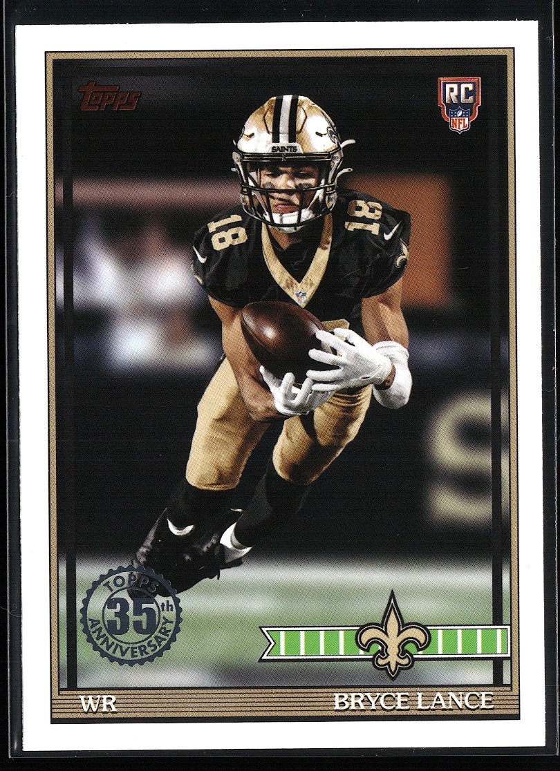 Bryce Lance 2026 Topps Flagship Football 1991 Topps Rookies #91TR-32 RC Saints