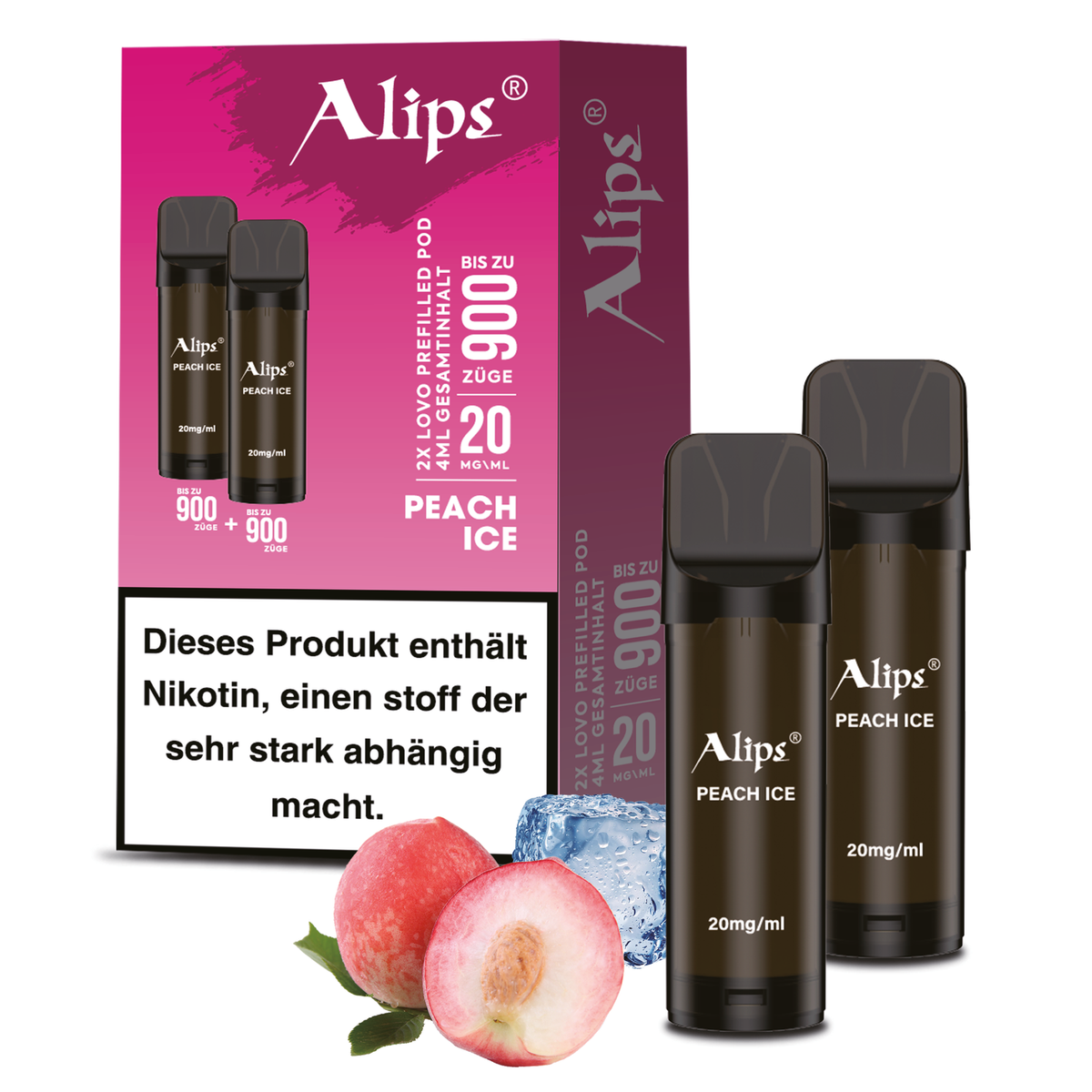alips vape erfahrungen Alips LOVO 900 E-Zigarette Mehrweg 2x Pod-System E-Shisha mit 20mg Nikotin  Vape