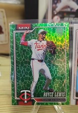 2026 Topps Series 1 - Royce Lewis #115 HOLIDAY Green Leaf Foil & BASE NM!!!