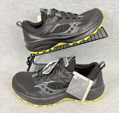 Saucony Excursion TR17 GTX Sneakers Mens 7 M Black Waterproof Trail Outdoors