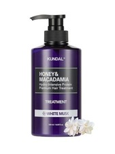 KUNDAL Honey Macadamia Korean Shampoo Pure Natural White Musk 16.9oz 500ml