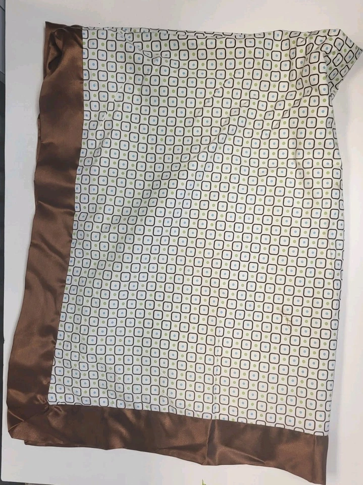 Stephan Baby: Manta para bebé niño reversible verde polar marrón azul Foto 2 de 4