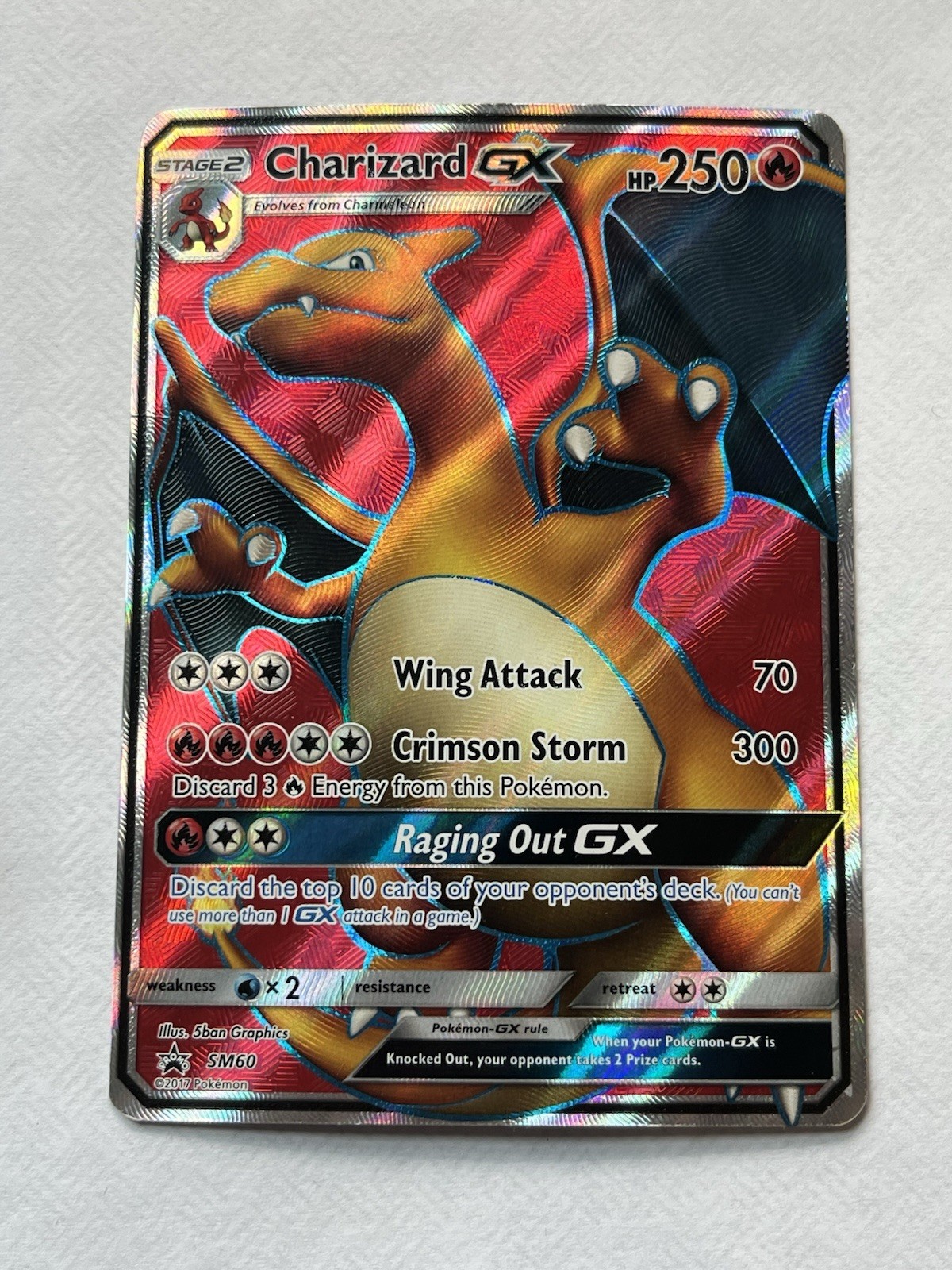 Charizard GX SM60 Sm Holo Black Star Promo Pokemon TCG