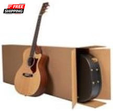 Guitar Shipping Box 20x8x50 Inch Heavy Duty Acoustic Guitar Moving Storage