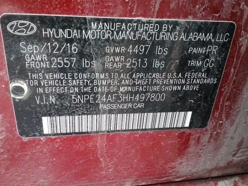 Chassis ECM Steering US Built Column Mounted Fits 15-17 SONATA 357807 - Picture 10 of 12