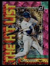 2022 Donruss #THL-1 Trea Turner The Hit List Pink Fireworks
