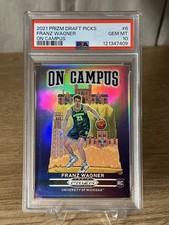 2021-22 Panini Prizm Draft Picks On Campus Franz Wagner RC Case Hit SSP PSA 10