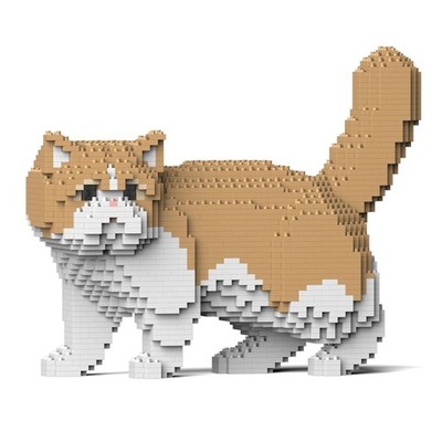 JEKCA Building Blocks,Bricks,Bausatz,Exotic Shorthair,Cat,Katze,25 cm Höhe