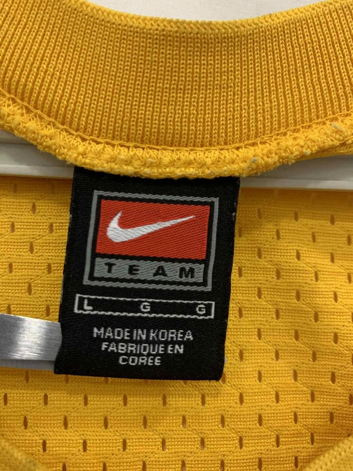 Camiseta amarilla vintage Nike NBA Indiana Pacers Jermaine O’Neal #7 para hombre talla L#87 Foto 3 de 4