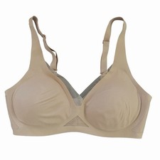 Honey Love CrossOver Wireless Bra Size 32B/C Sand Beige Supportive Full Coverage