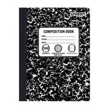 Bundle of 5 Notebooks - Unison Quad Ruled Composition Notebook 100 Sheets NEW