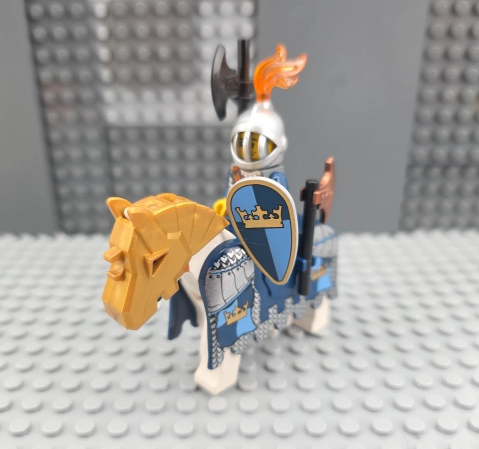 乐高城堡国王皇冠骑士迷你人偶马吟游 Cas419 二手 — 第 3/4 张图片