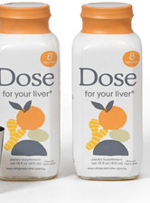 2pk DOSE for Your Liver Cleanse Detox Repair Organic Milk Thistle 16oz BB 9/27