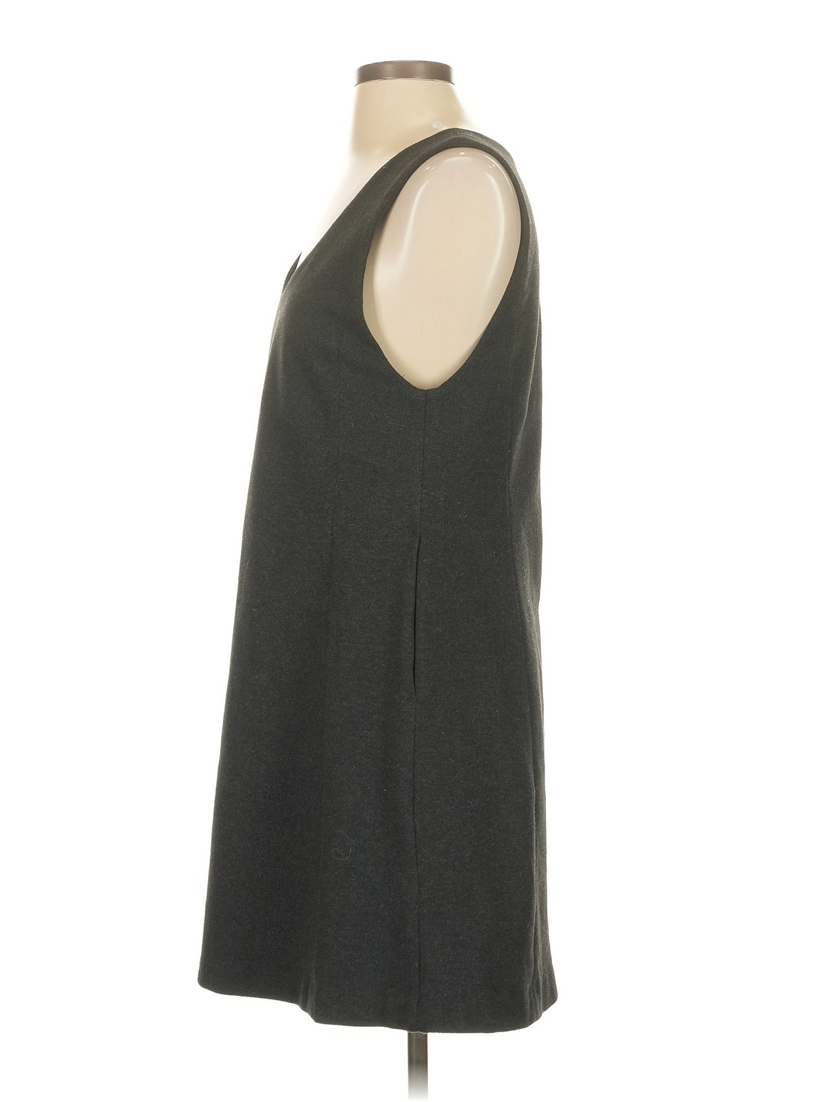 Uniqlo Women Gray Casual Dress XS thumbnail 4