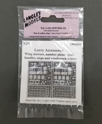 Langley Miniature Models Lorry Accessories X20 OO scale metal