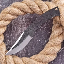 8'' 1095 High Carbon Steel Knife Blank Blade DIY Bushcraft Hunting Knife Making