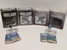 NEW Ares Games Wings Of Glory/War WWII Grumann F4, SBD-5, P-47 Four Plane Lot 84