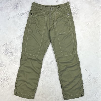 Stone Island 2006 grüne leichte Baumwoll Cargohose Hose Größe 52 W33 ''L32''