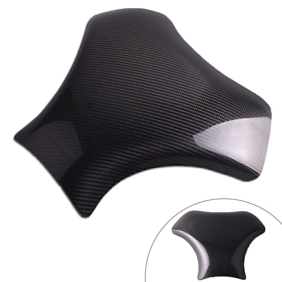 Protector de tanque de combustible de fibra de carbono negro para Suzuki Hayabusa GSXR1300 1999-07 Foto 3 de 4