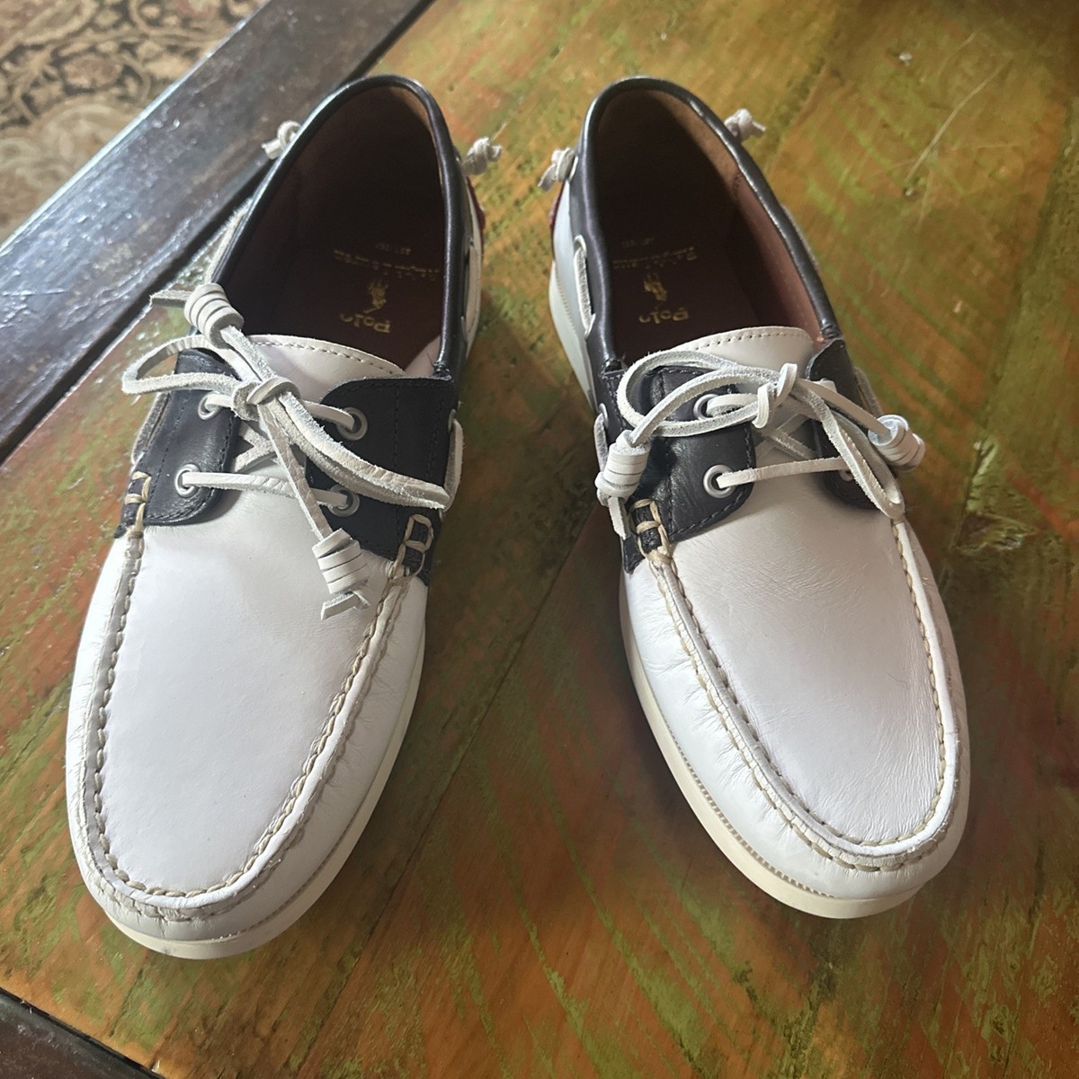 Polo Ralph Lauren Boat Shoes size 11.5 D Ralph Lauren Boat Shoe Brown Casual Shoes for Men for sale  main image 4