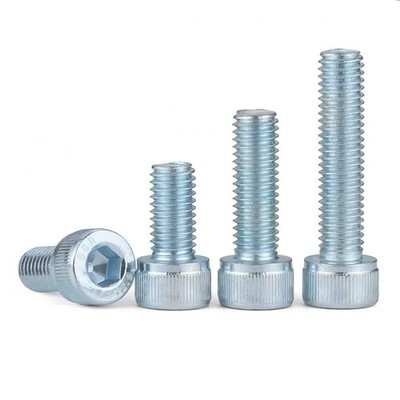 BULK BOX! 3/8''-16x2 1/4'' Socket Cap Screws Coarse Alloy -Bake CR+3 Zinc 300pcs