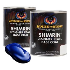 House Of Kolor C2c-pbc36 Shimrin Designer Pearls Trublue Basecoat Quart 2 Pack