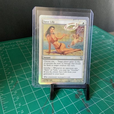 1x Save Life FOIL Unhinged MTG Magic the Gathering Holo NM-MT