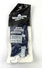 NEW NIP Wigwam Navy Blue Gobi Undersock 100% Polypropylene Men's XL Made in USA