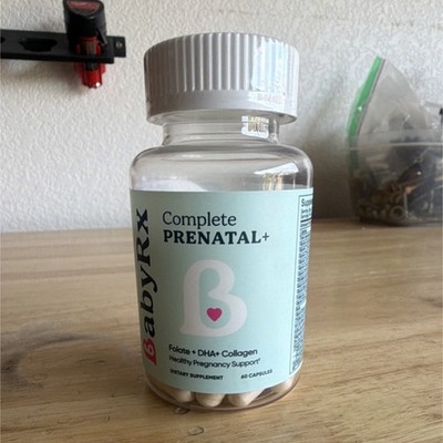 BabyRx Complete Prenatal Folate DHA Collagen Pregnancy Support 60 Capsules