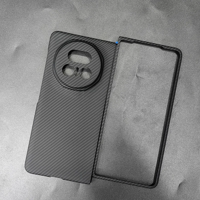 Genuine Aramid Carbon Fiber Case for Honor Magic V5 V3 Ultra Thin Armour Cover  - Image 3 of 4