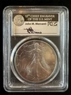 RARE- 1989- American Silver Eagle- PCGS- MS70- John Merchant- POP 195