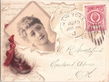 James Pyle's Pearline Soap - John Laighton Portsmouth, NH - 1889 Trade Card