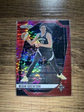 2024 Panini Prizm WNBA - Megan Gustafson #78 Red Pulsar Prizm /299