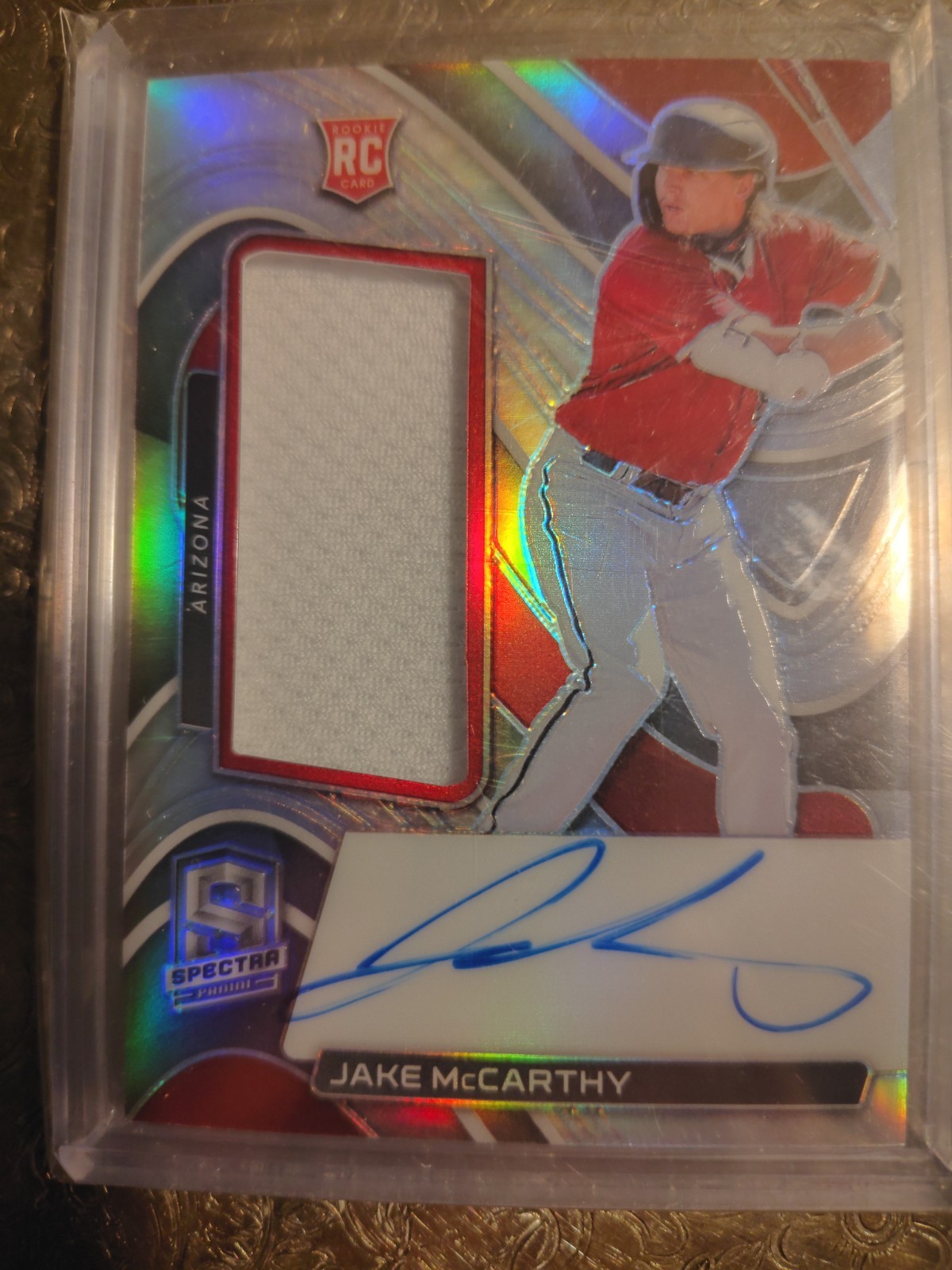 2022 Panini Chronicles - Spectra Rookie Jersey Autograph Jake McCarthy #143 /199