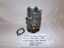 1949-54 Dodge Plym. Carter Bb 1 Barrel Carb D6h2 Flat Head 6-stnd Trans.lot2 1949-54 Dodge Plym. Carter Bb 1 Barrel Carb D6h2 Flat Head 6-stnd Trans.lot2