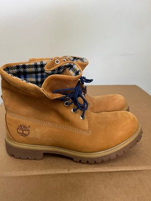 靴 Timberland ROLL TOP Woolrich Timberland Woolrich/roll top boots US Men's size 9M | eBay