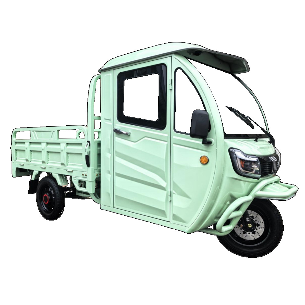 Electric Tricycle T3 with Steering Wheel &ndash; 72V 58Ah, 25 km/h | Urban Utility Veh