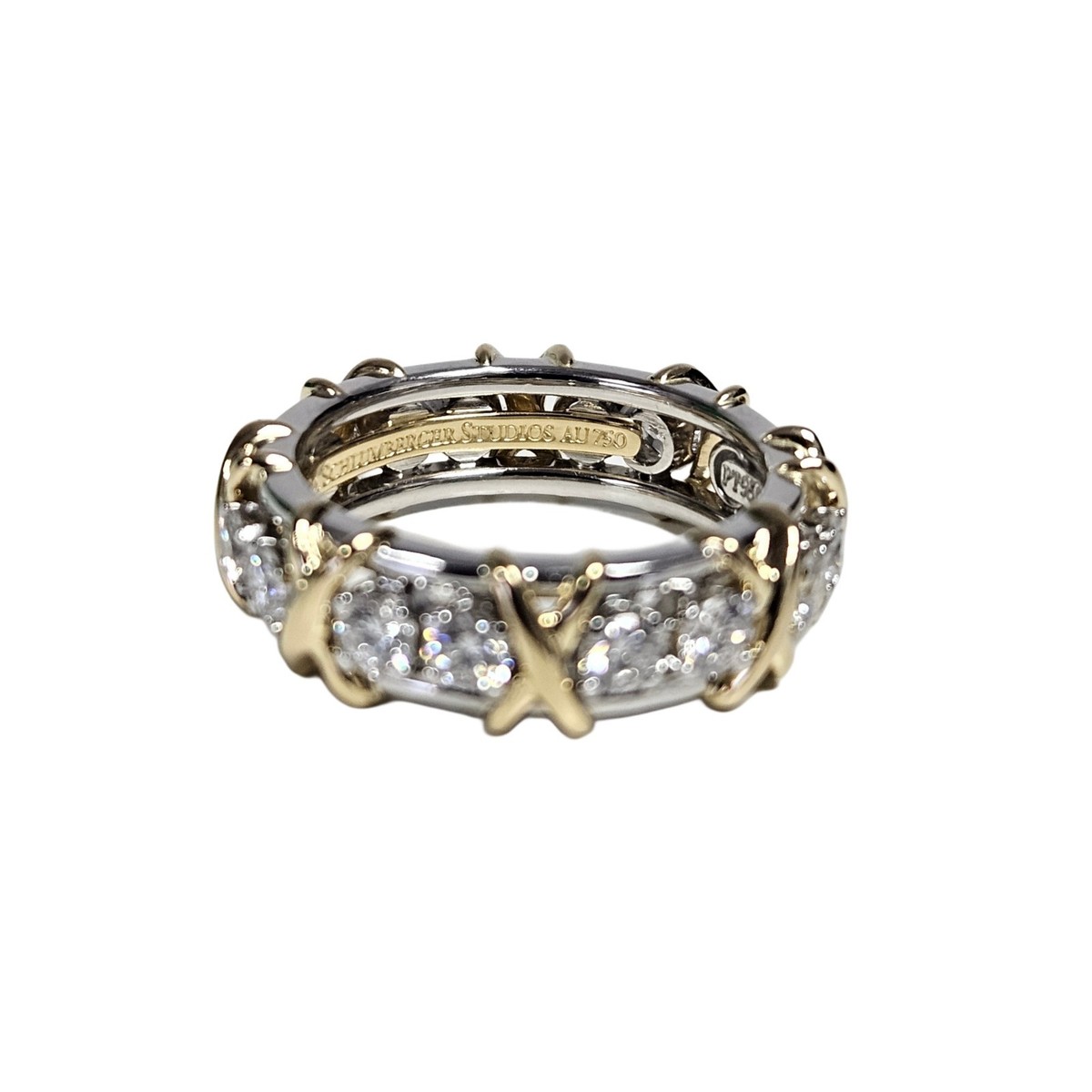 Tiffany & Co. Schlumberger Sixteen Stone Diamond Ring | eBay