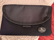 Buddy Pouch Black 2 Compartments 7  x 4-1/2  Wallet/Phone Runners STRONG MAGNETS