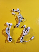 Apple Earbuds - Lightning Cable OEM Earbud Headphones Wired Lot Of 3