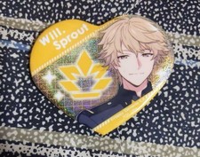 Helios Rising Heroes Glittering Big Heart Shaped Can Badge Will