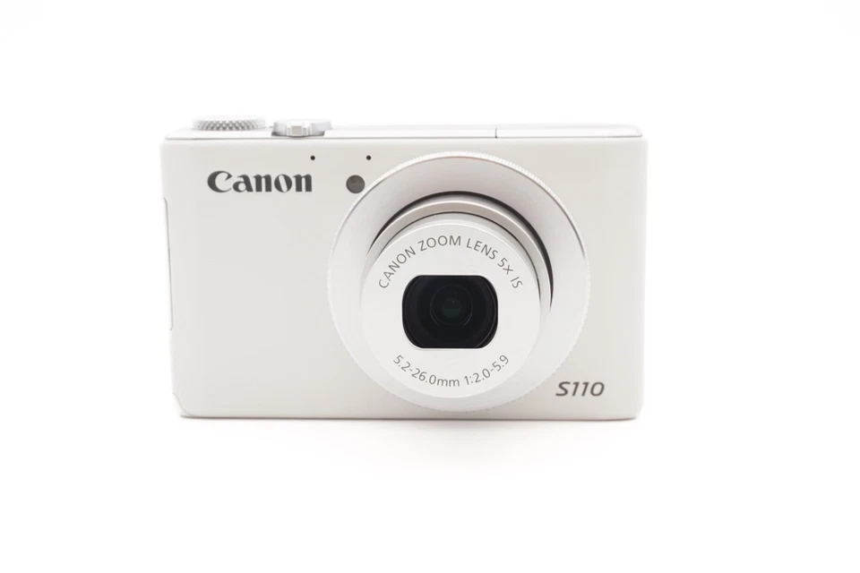 Canon PowerShot S110 Digitalkamera Kamera Kompaktkamera Zoom Weiß - Refurbished - Bild 3 von 4