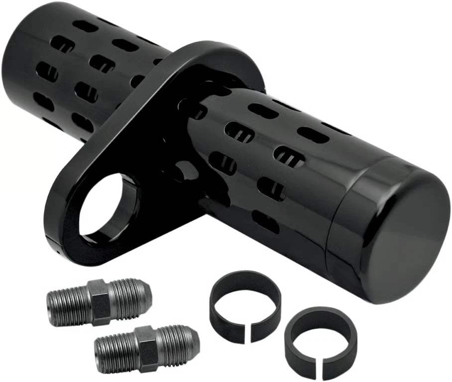 Pro-One Performance Oil Cooler Kit for 1in. to 1 1/4in. Frame Tubes - Black - Image 3 of 4